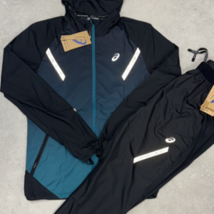 ASICS Reflective Windrunner Set – Navy Black